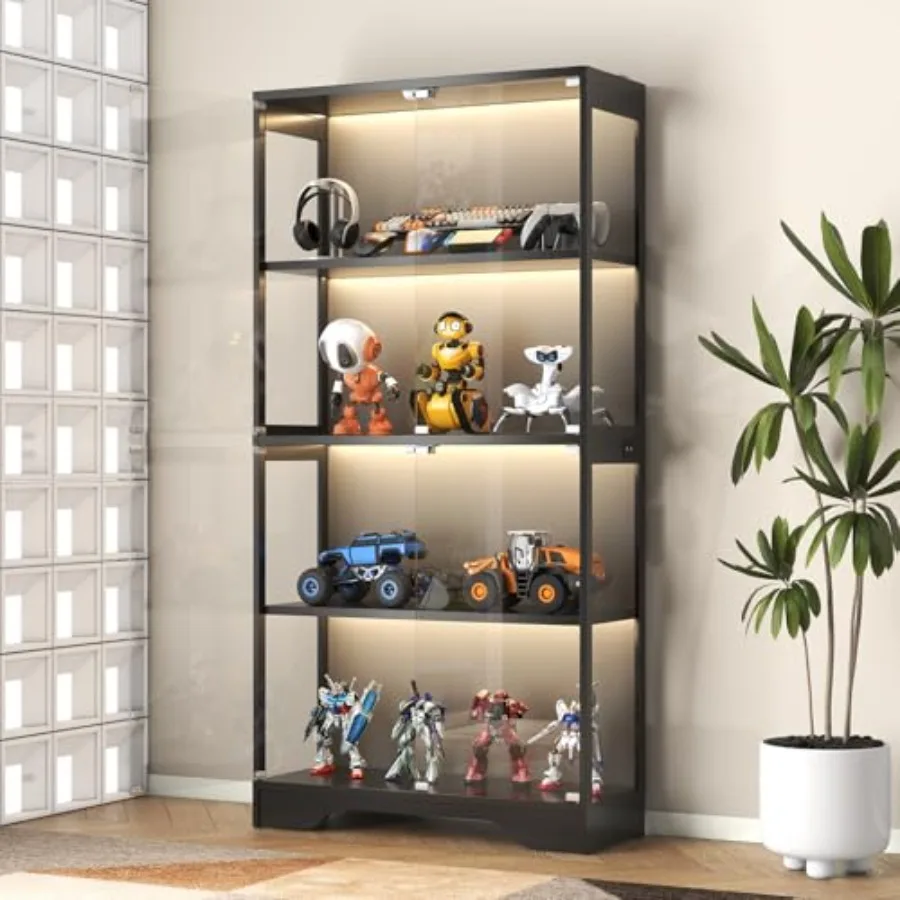 Books - Display Cabinet with Glass Doors for