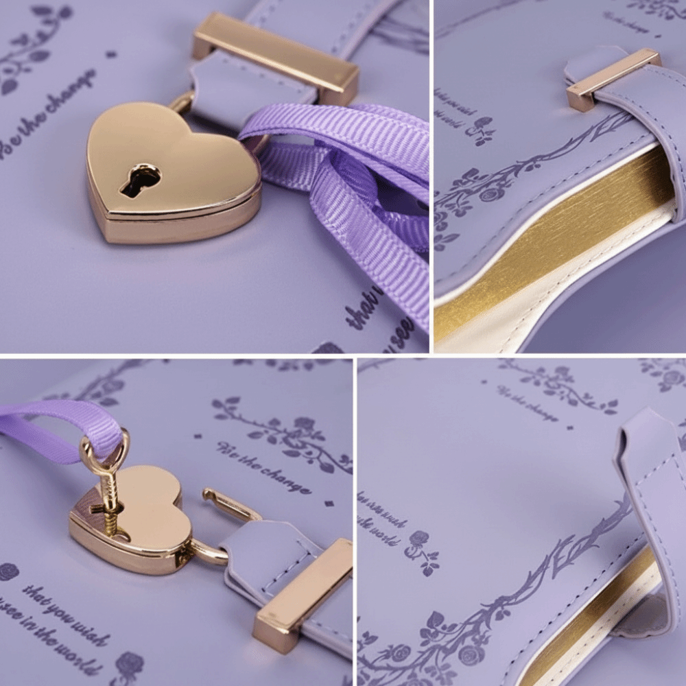 Privacy B6 Love Lock Keys Note - огляд і ціна Vintage Leather Journal Notebook