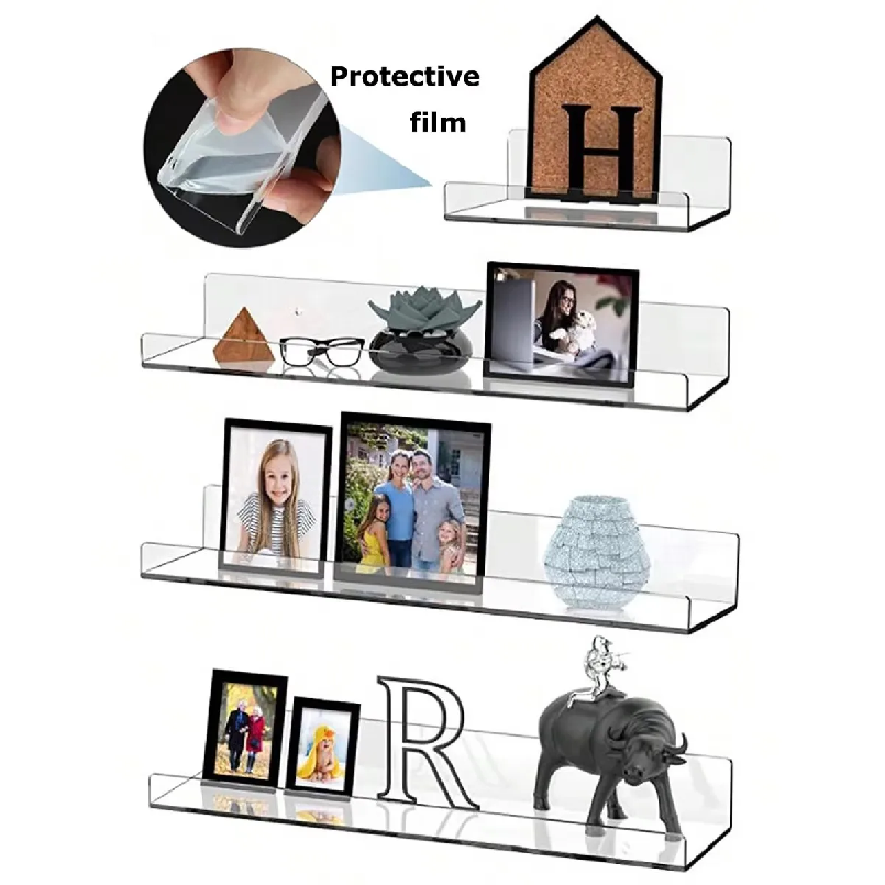 2pc Clear Acrylic Storage Rack - огляд і ціна Clear Acrylic Book Stand Holder