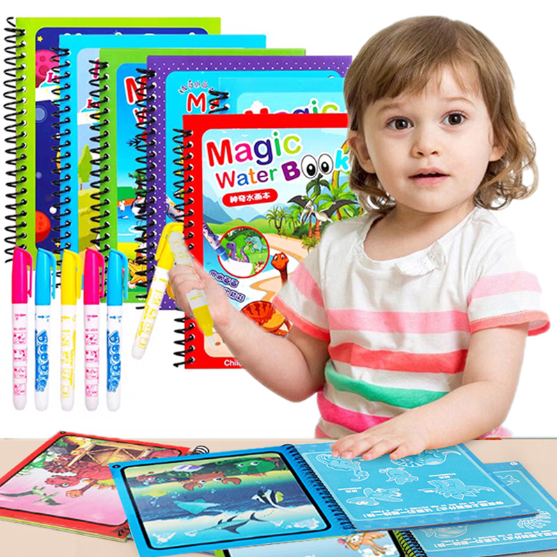 Montessori Toys Reusable Color - огляд і ціна Reusable Water Magic Coloring Book