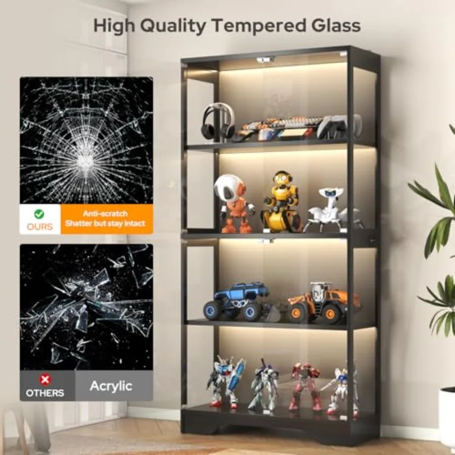 Display Cabinet with Glass Doo - огляд і ціна Books