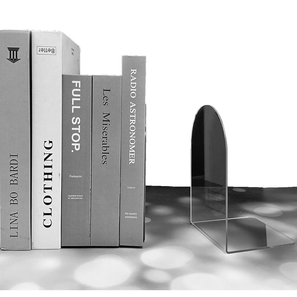 Acrylic Book Ends for Book She - огляд і ціна Clear Acrylic Book Stand Holder