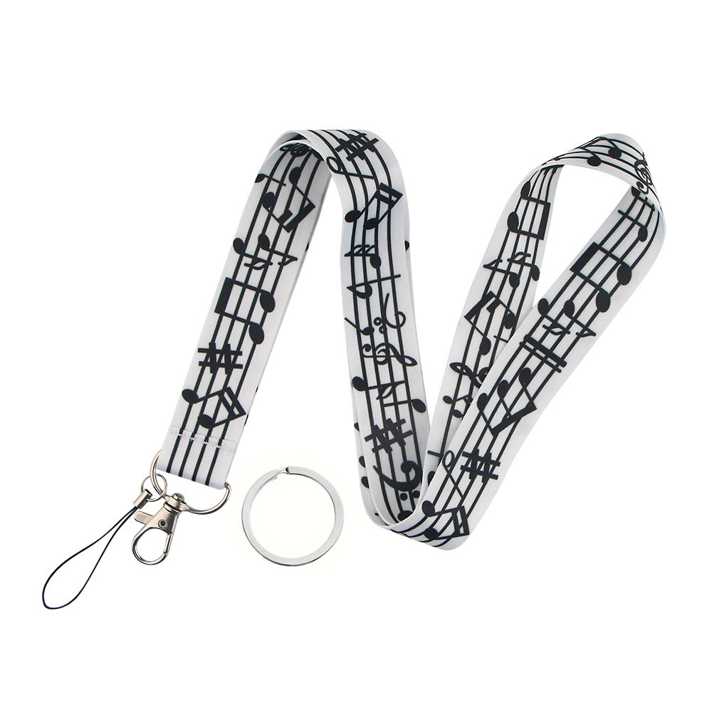 Musical Notes Lanyards for Key - огляд і ціна Blank Sheet Music Notebook