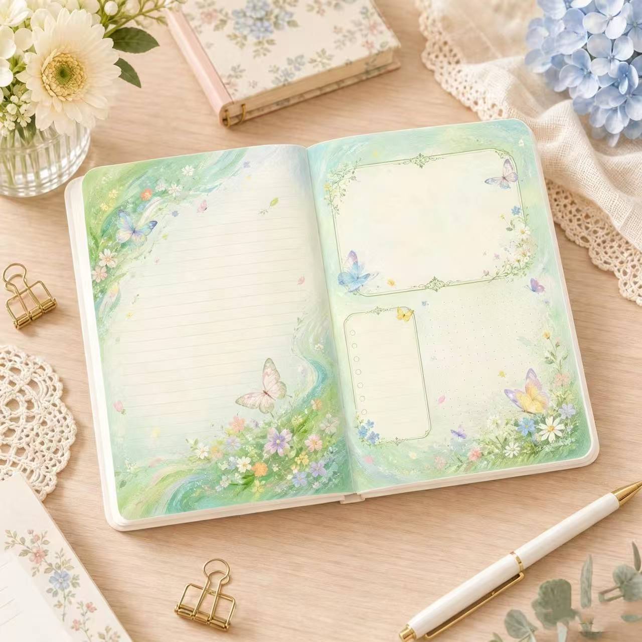 Vintage Butterfly Leather Note - огляд і ціна Vintage Leather Journal Notebook