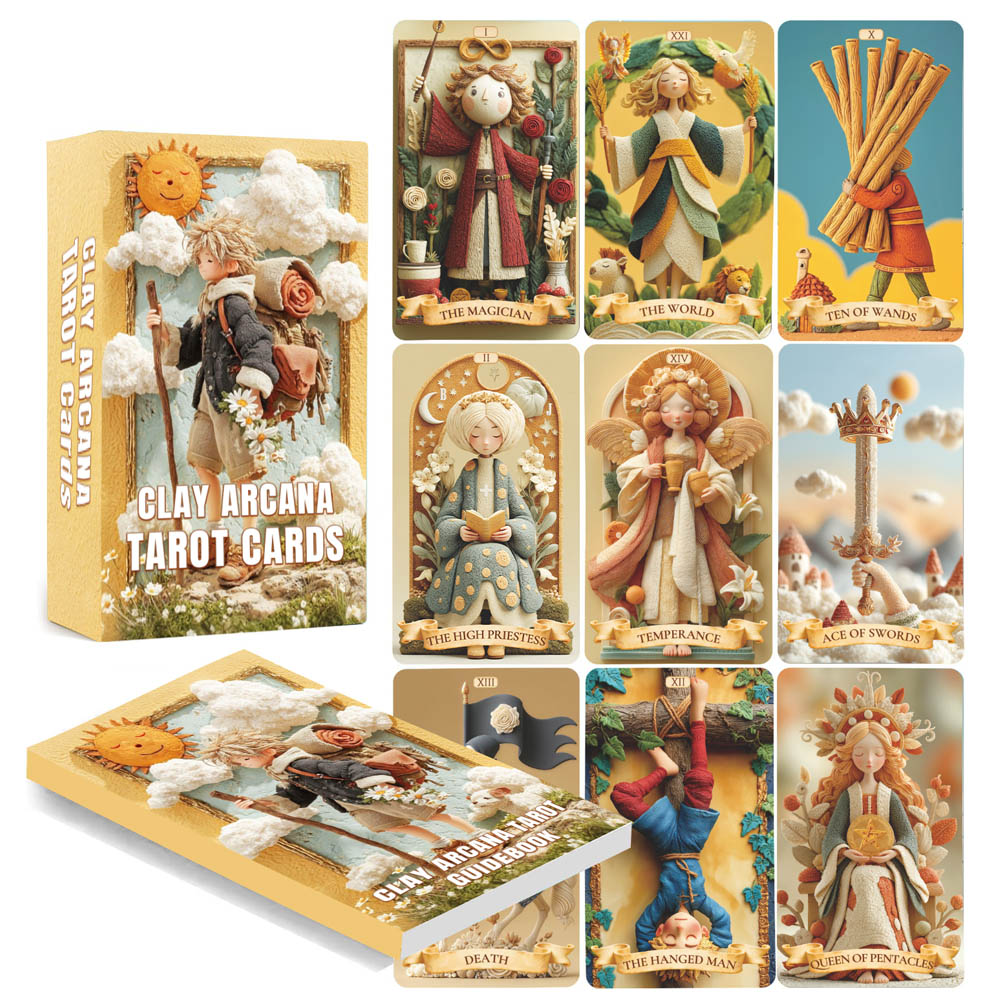 78 Tarot Cards Set, 13x8 Cm Th - огляд і ціна Tarot Deck With Guidebook
