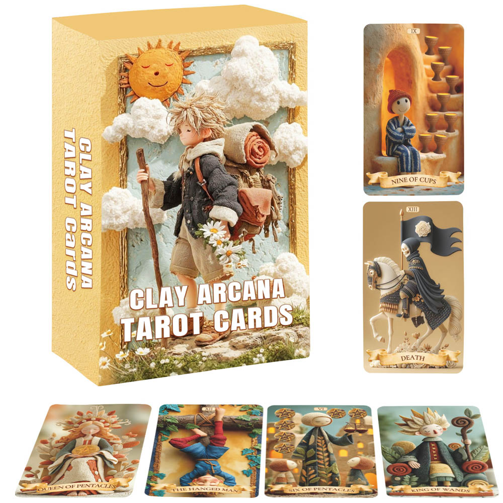 78 Tarot Cards Set, 13x8 Cm Th - огляд і ціна Tarot Deck With Guidebook