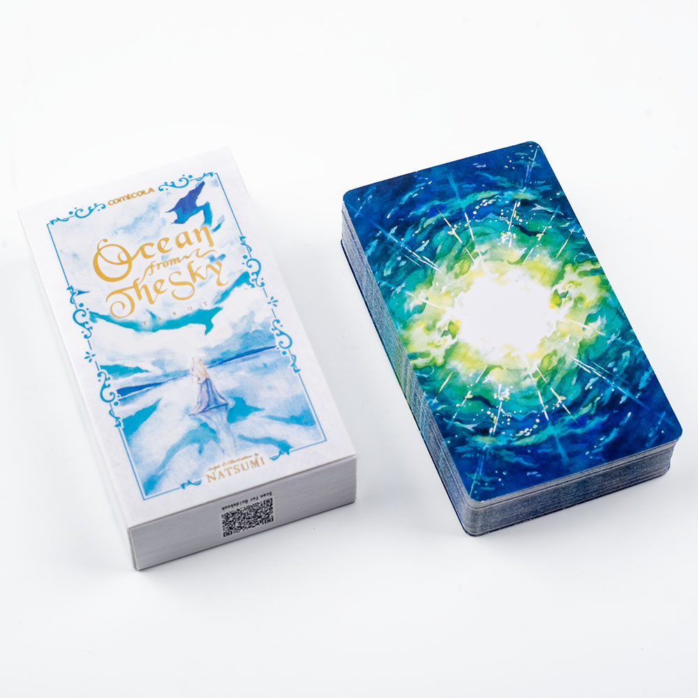 10.3*6cm Hand-Painted Watercol - огляд і ціна Tarot Deck With Guidebook