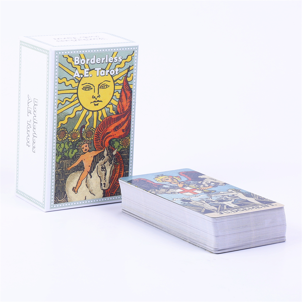12*7cm Borderless A.E. Tarot D - огляд і ціна Tarot Deck With Guidebook