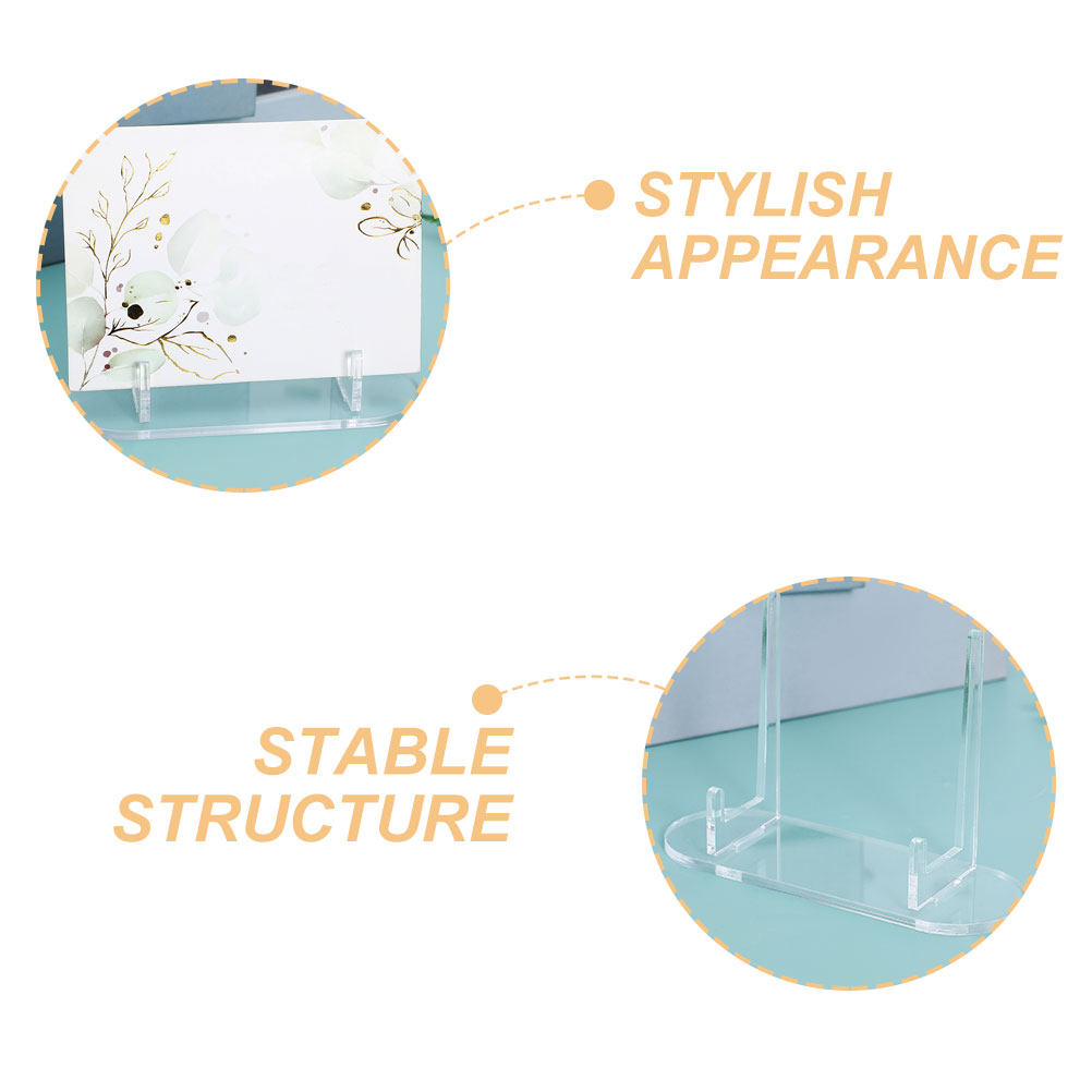 2Pcs Transparent Acrylic Displ - огляд і ціна Clear Acrylic Book Stand Holder