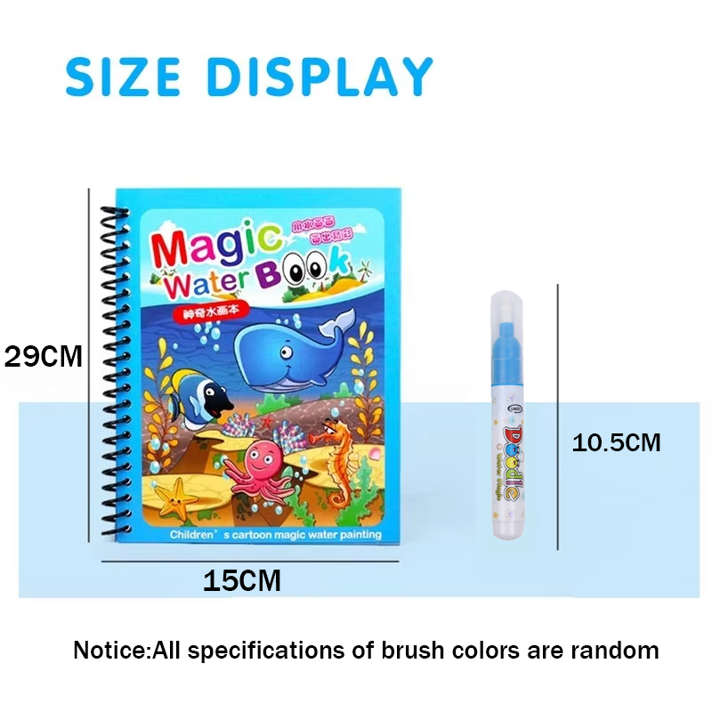 Reusable Coloring Water with W - огляд і ціна Reusable Water Magic Coloring Book