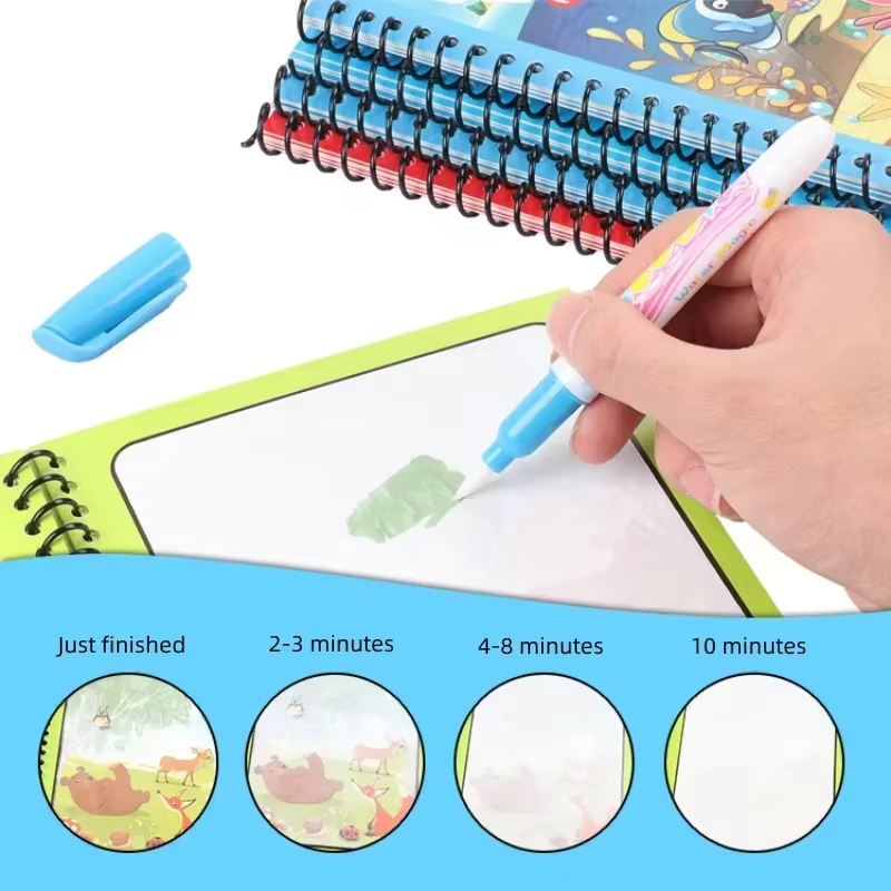Reusable Coloring Water with W - огляд і ціна Reusable Water Magic Coloring Book