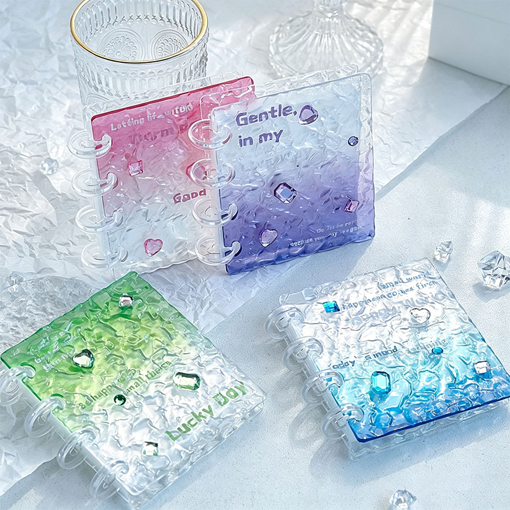 Water Ripple Gradient Acrylic  - огляд і ціна Kpop Photo Card Binder 3 Inch