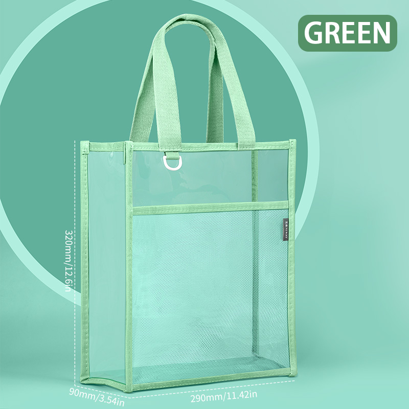 HUAJIE Transparent File Bag, L - огляд і ціна Stationery Books