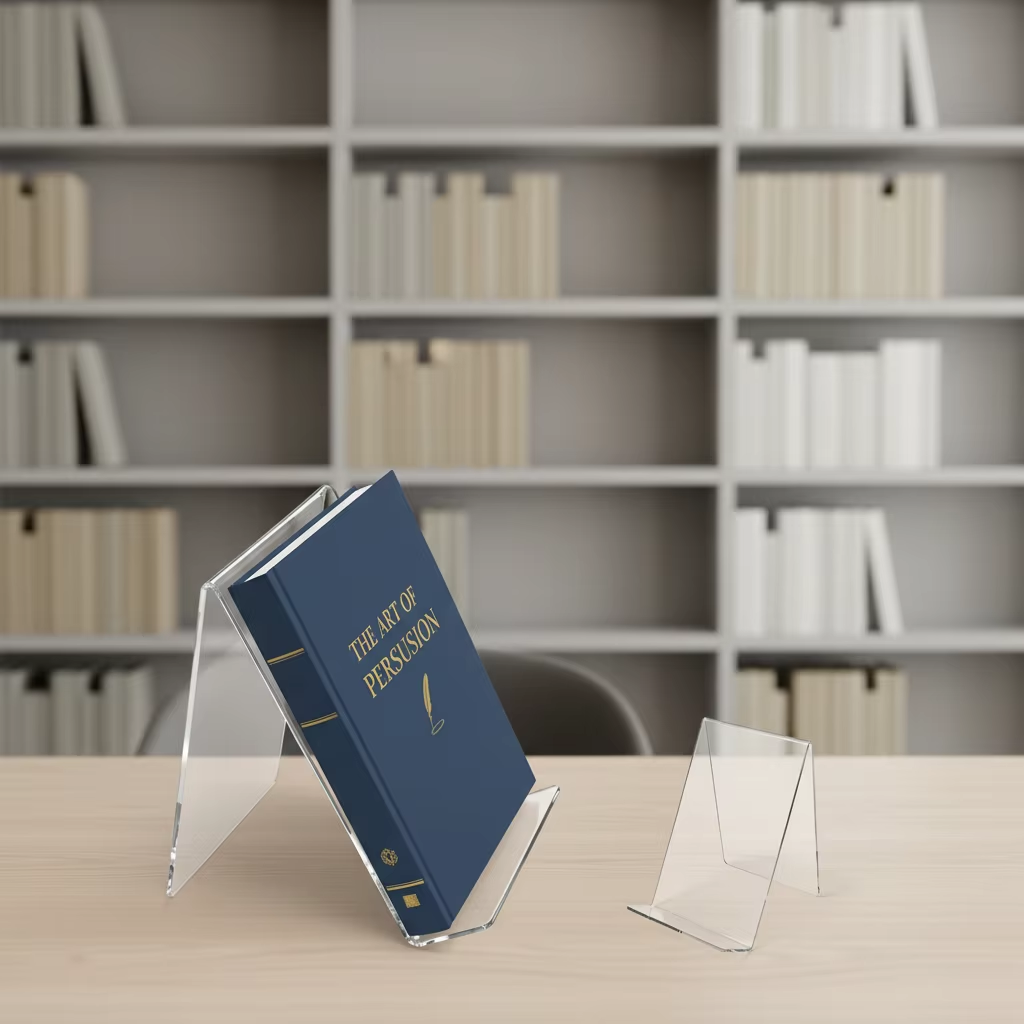 12 Pack Acrylic Book Stand,  C - огляд і ціна Clear Acrylic Book Stand Holder
