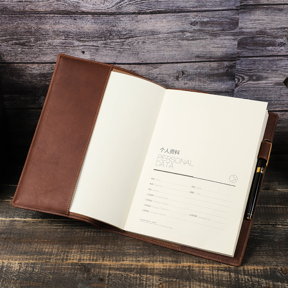 Retro Genuine Leather Book Cov - огляд і ціна Stationery Books