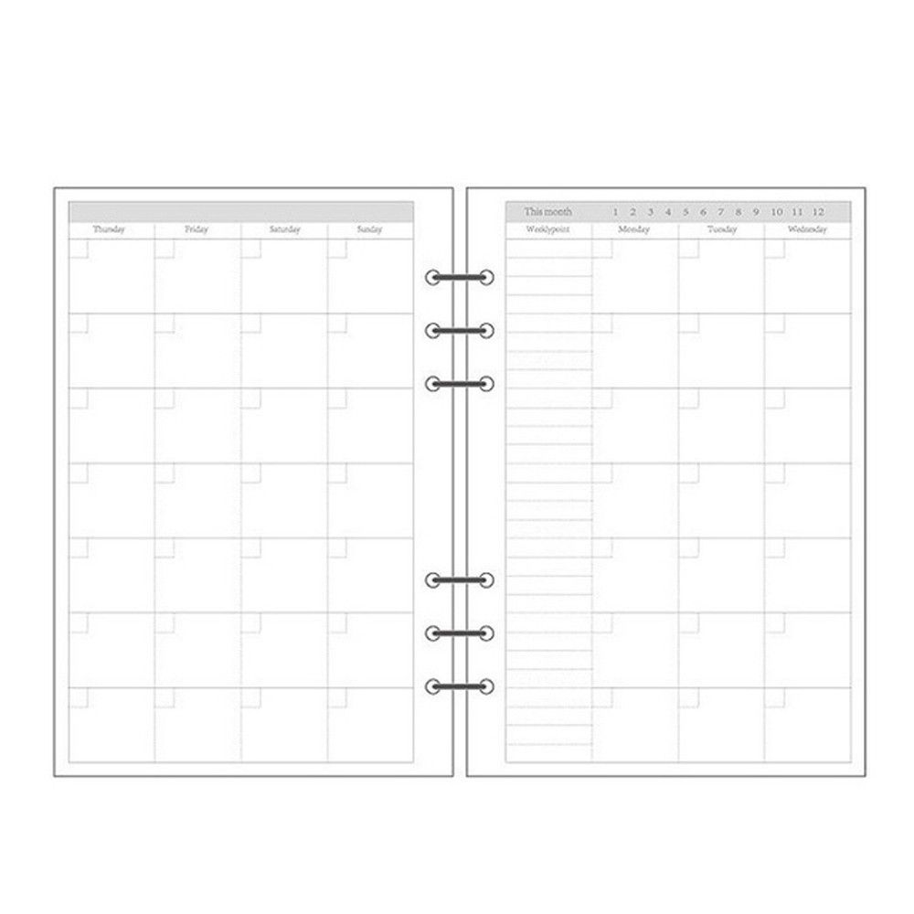Grid Daily Planner 45 Sheets S - огляд і ціна A5 Spiral Dotted Grid Notebook